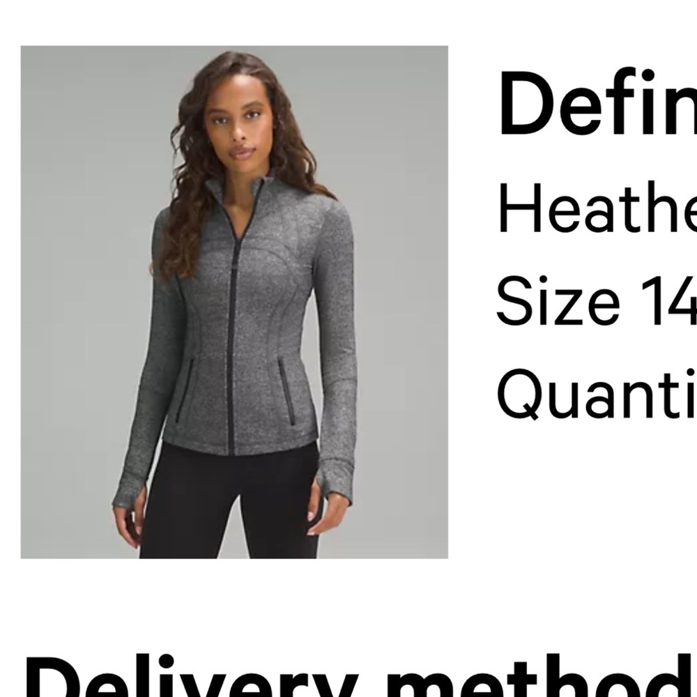 Define Jacket Luon Heathered Black